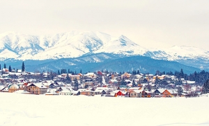עיירת הסקי בקוריאני בגאורגיה