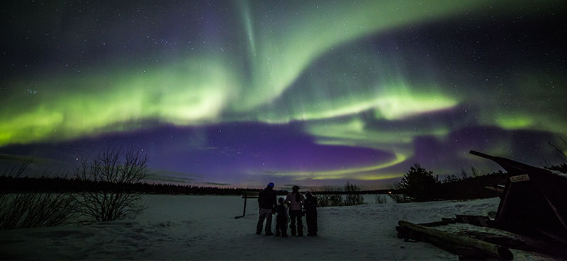 אורות הזוהר הצפוני בפינלנד