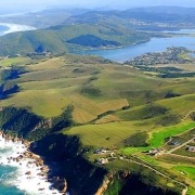 נתיב הגנים בדרום אפריקה ממעוף הציפור