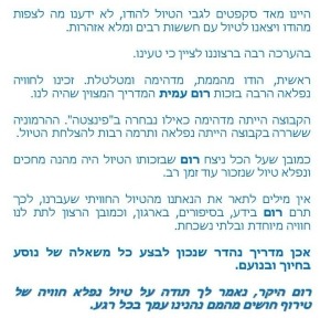 המלצה עמית רום